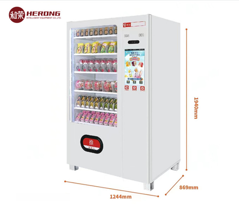 Touch Screen Self Service Kiosk Single Counter Drink Kiosk