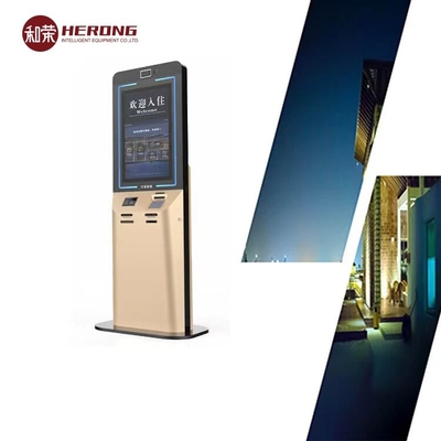 Hotel Self Service Check In Kiosk 32 Inch Screen With Capacitive Touch 50nits
