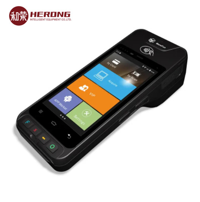 DDR3 Portable POS Terminal Android 8.1 Long Zebra 2D Scanner Battery Working Time &gt; 8 Hours