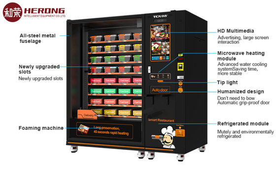 Hot Meal Lunch Box Vending Machine Hot Food Vending Machines