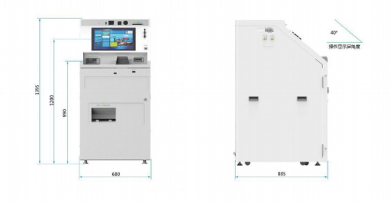 Multi Functions Smart Efficient Banking Equipment 600DPI Random Instant Card Printing  Machine
