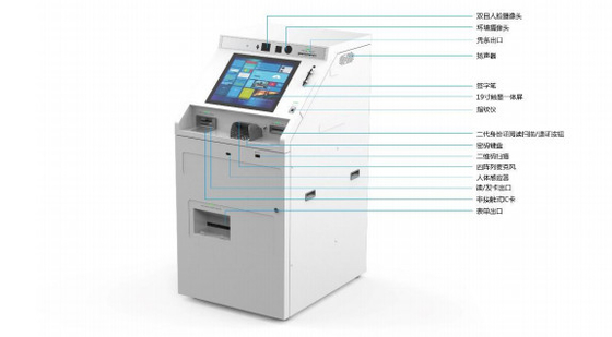Multi Functions Smart Efficient Banking Equipment 600DPI Random Instant Card Printing  Machine