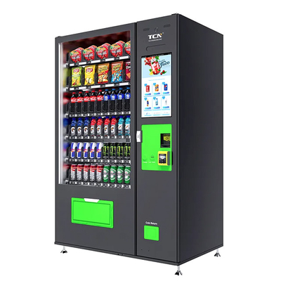 Snack Drink Vending Machine Automatic Conveyor Special Customized 22 Inch Screen