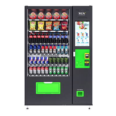 Snack Drink Vending Machine Automatic Conveyor Special Customized 22 Inch Screen