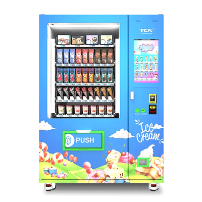 Vending Machine For Ice Cream Frozen Food Self Payment Conveyor Machine