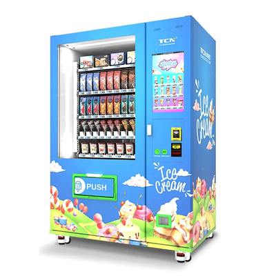 Vending Machine For Ice Cream Frozen Food Self Payment Conveyor Machine