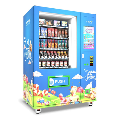 Vending Machine For Ice Cream Frozen Food Self Payment Conveyor Machine