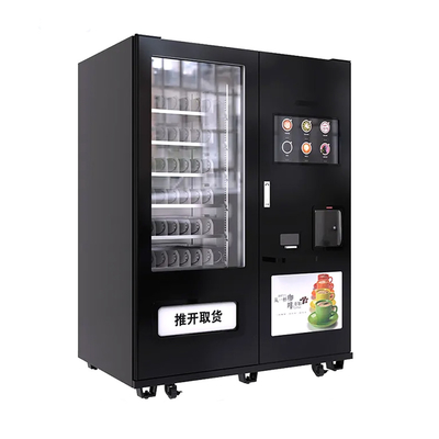 Self Service Coffee Tea Vending Machine Hot Frozen With 17 Inches Screen