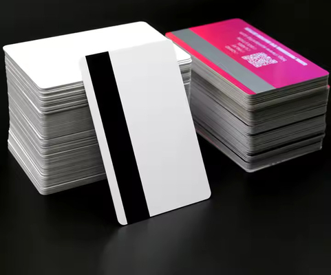 ATM Machine Parts White Magnetic Stripe Smart Blanking PVC Cards