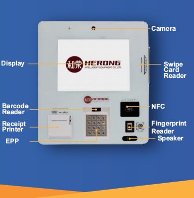 Cashless KIOSK-K06W User-friendly High Intelligent