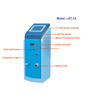 Smart Hotel 8ms Card Dispenser Kiosk Self Service Payment Machine
