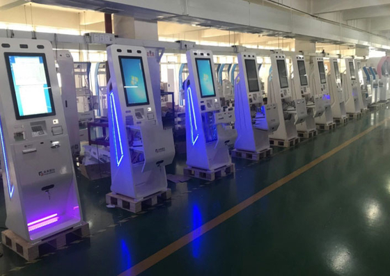 Smart Hotel 8ms Card Dispenser Kiosk Self Service Payment Machine