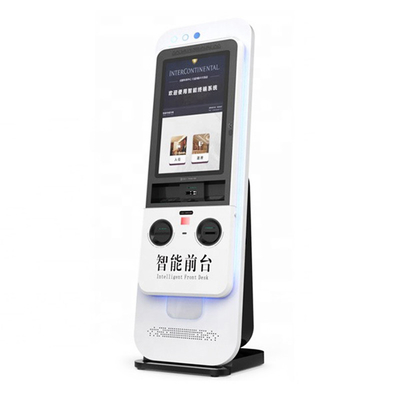 Unattended Front Desk Self Service Hotel Self Check In Machine Kiosk System