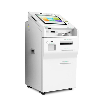 21.5 Inch Smart Bank Currency Exchange Kiosk For Cheque Deposit