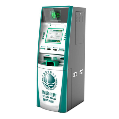TFT LCD Pos Self Service Government Kiosk Terminals For Utilities Taxes