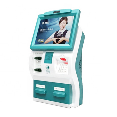 100V Wall Through ATM Bitcoin Kiosk With Cash Dispenser