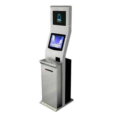 Outdoor SAW/IR Touch Screen Payment Kiosk Cash Accepter