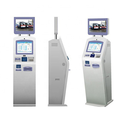 E Goverment Public Information Kiosks Interactive Digital Kiosk With Printing QR Code Scanner