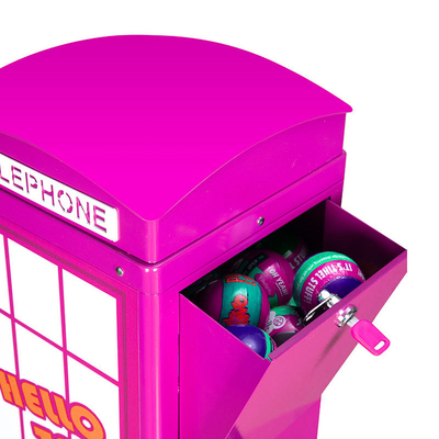 Amusement Game Vending Machine Kiosk Telephone Booth Shape