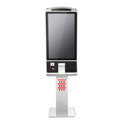 32-Inch Touch Screen Payment Machine Kiosk With Thermal Printer And Qr Code Scanner