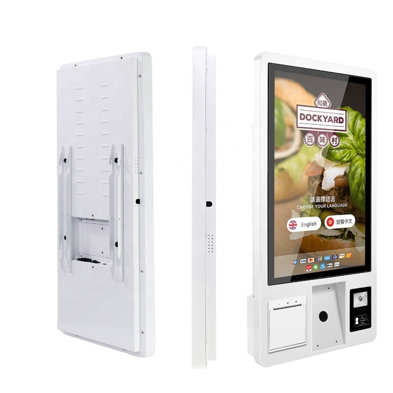 Supermarket Self Service Ordering Kiosk With Software App Self Service Payment Machine