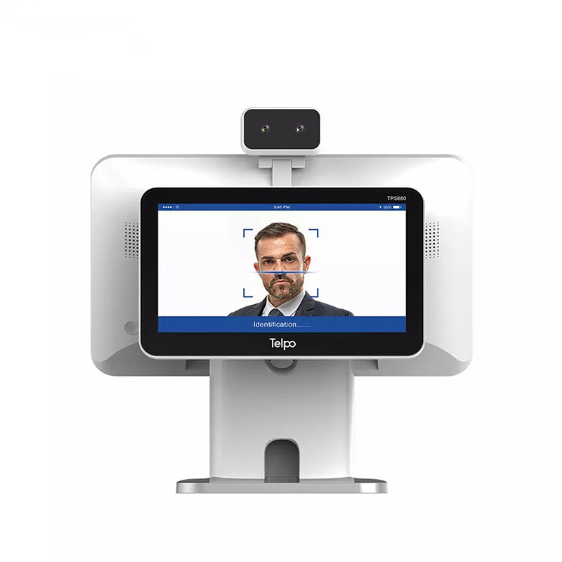 supermarket Self Payment Kiosk Terminal 2 Touch Screen For Small Business