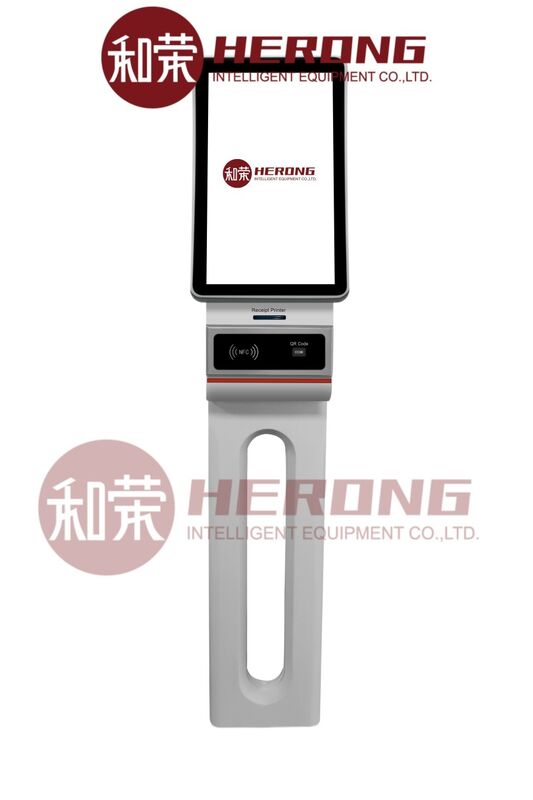 23.6 Inch Touch Screen Self Service Cashless Kiosk Machine with Modular Design and Facial Recognition Camera