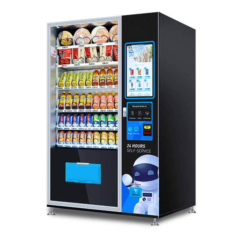 24 Hours Self Service Vending Machine 22 Inch Foods And Drinks Vending