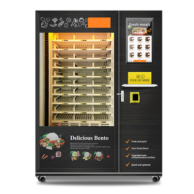 Automatic Hot Food Vending Machine Frozen Food Self Service Kiosk