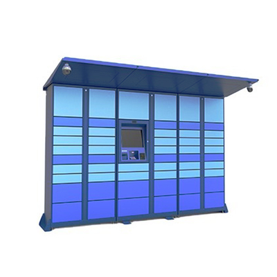 Outdoor Self Service Cargo Pickup Delivered Parcel Post Locker Terminal Kiosk